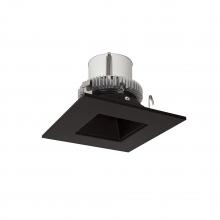 Nora NLCBC2-45635BB/10LE4EM - 4" Cobalt Click Square Retrofit Reflector with Square Aperture, 1000lm / 12W, 3500K, Black