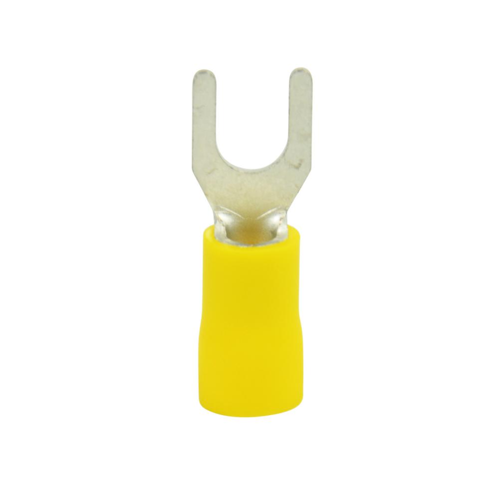 Terminal Spade 8-10 Stud 12-10 AWG Yello