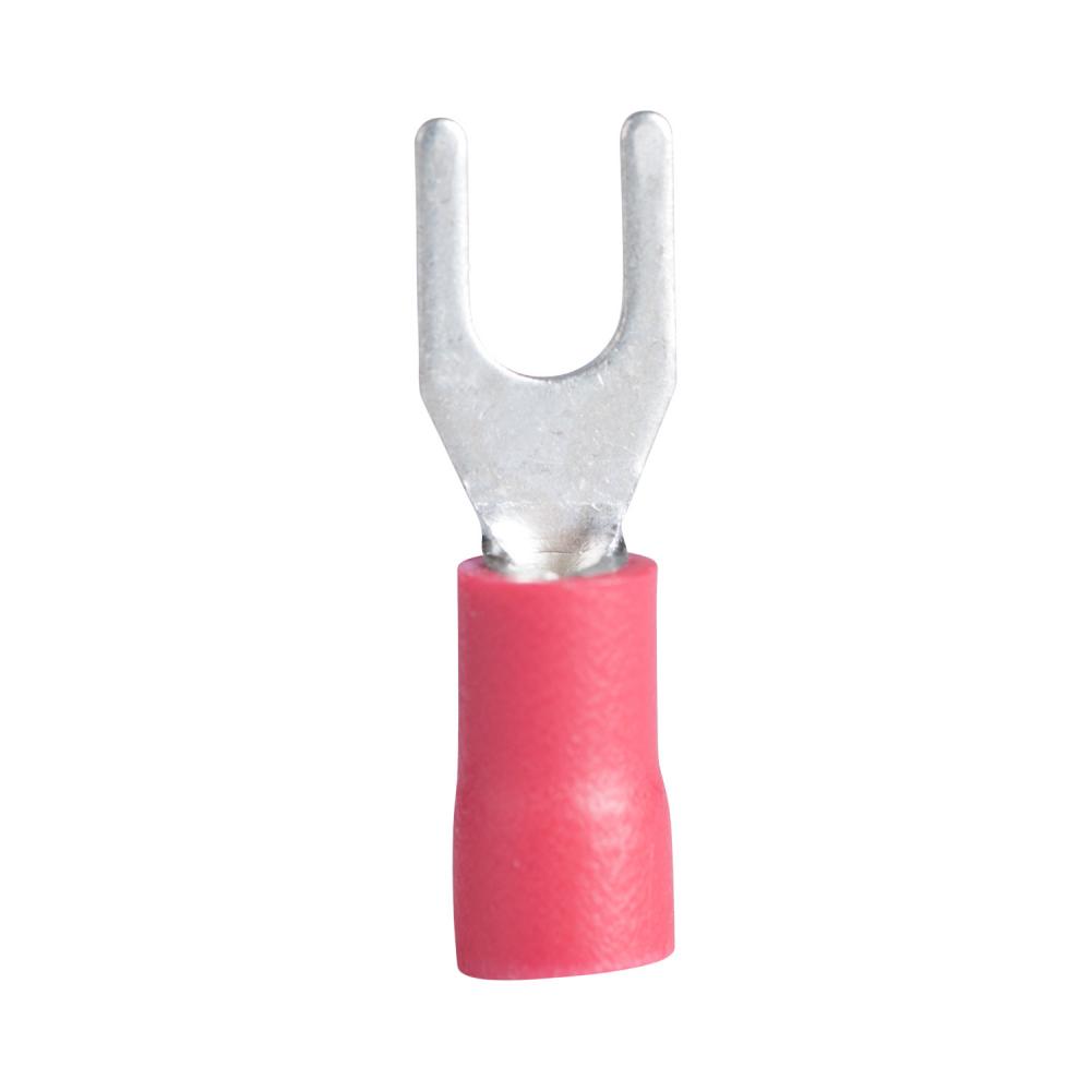 TERMINAL SPADE 22-16AWG 4-6 STUD RED 20P