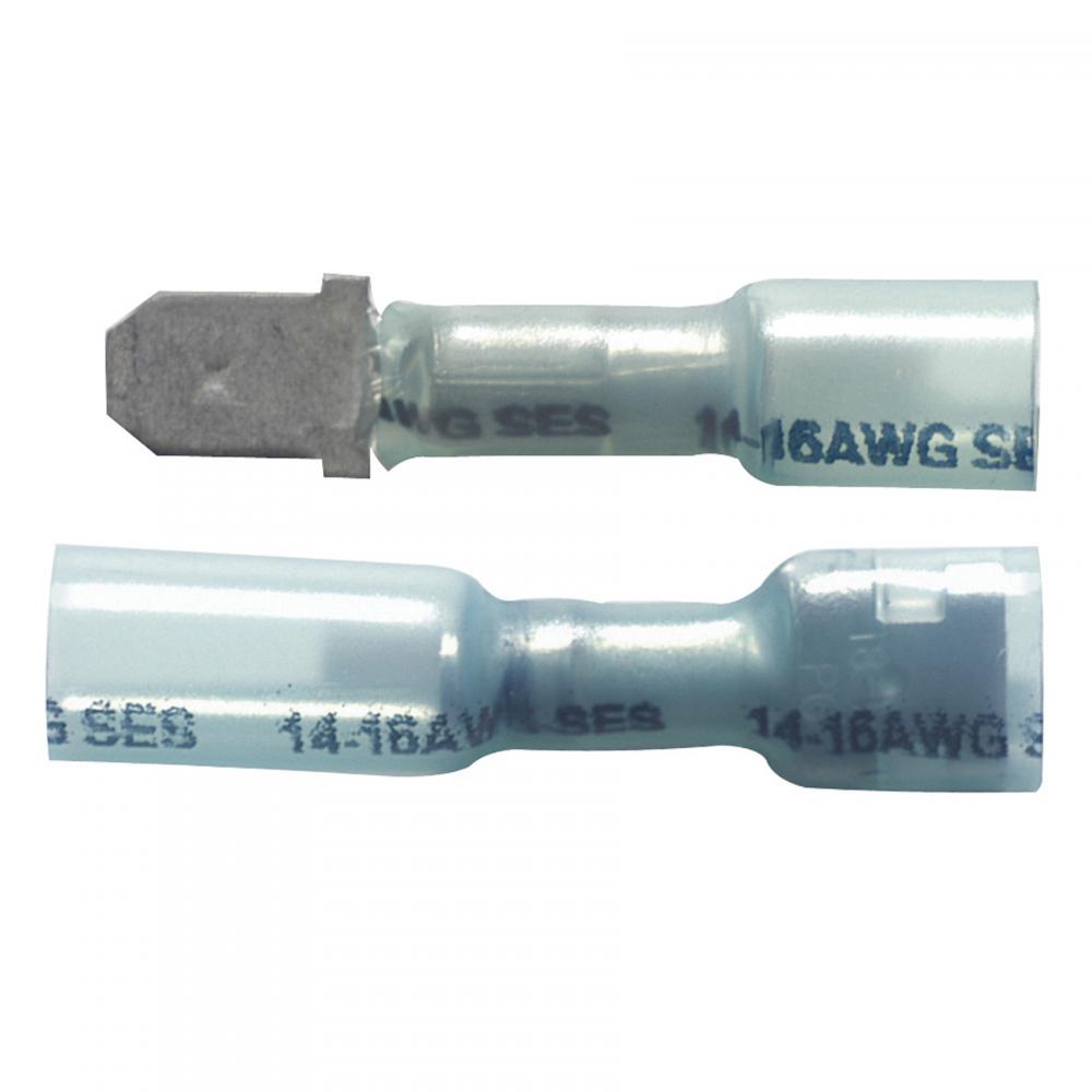 Terminal Shrink blue 16-14 AWG M/F Discs