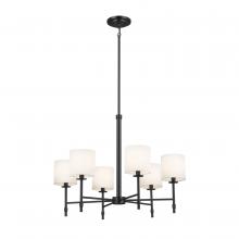 Kichler 52500BK - Chandelier 6Lt