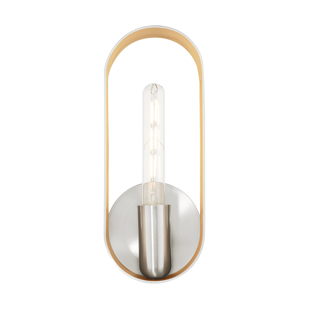 1 Lt Brushed Nickel ADA Single Sconce