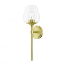 Livex Lighting 17471-12 - 1 Light Satin Brass Vanity Sconce