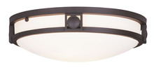 Livex Lighting 4487-07 - 2 Light Bronze Ceiling Mount