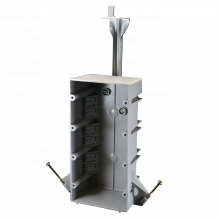 Cantex Inc. EZ55QNB - 55 CU IN 4 GANG NL/BR