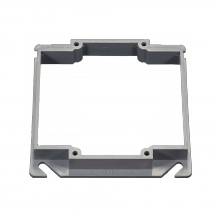 Cantex Inc. EZ08ED - 5/8 RISE 2 GANG SQR CVR