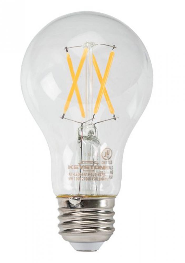 40W Equiv., 5W, 450 Lumen, A19, E26, >90 CRI, Di