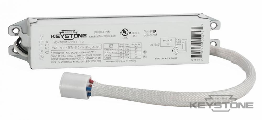 1 or 2 Lite 18W 4-Pin CFL, No Studs No Leads