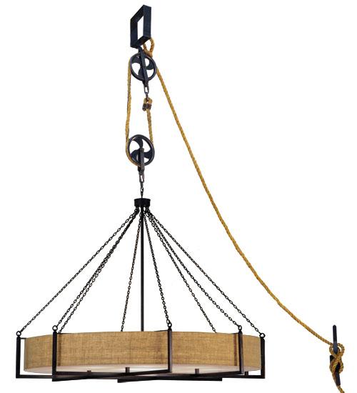 78"W Cilindro Bartlett Inverted Pendant