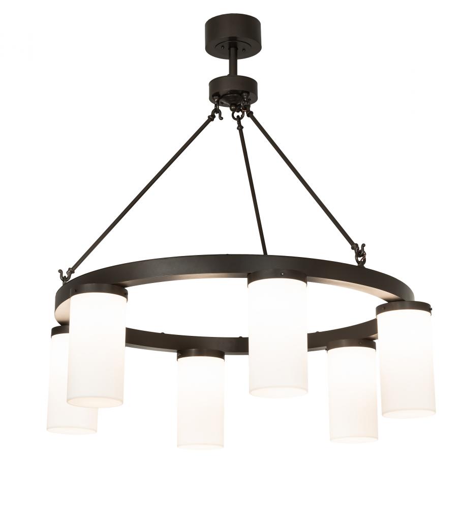 46" Wide Loxley Needham 6 Light Chandelier