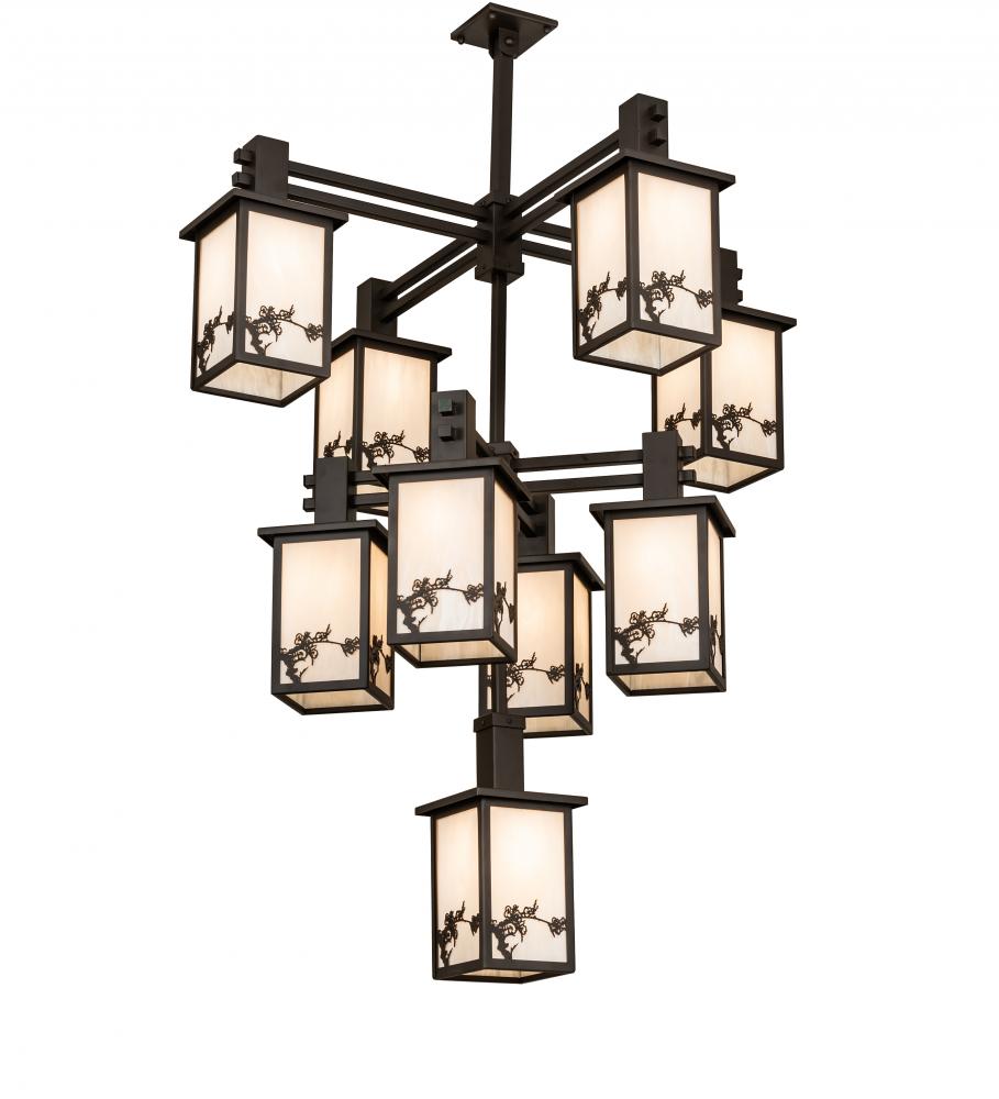 40" Wide Hyde Park Apple Branch 9 Light Chandelier