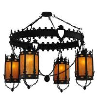 Meyda Green 117419 - 73"W Valhalla 4 LT Chandelier