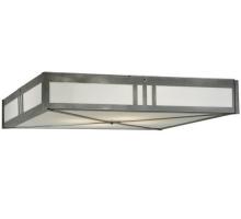 Meyda Green 135132 - 36.25" Square Whitewing Flushmount