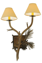 Meyda Green 141316 - 27"H Lone Pine 2 LT Wall Sconce