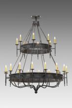 Meyda Green 153295 - 72" Wide Marta 24 Light Two Tier Chandelier