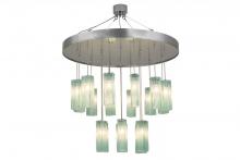 Meyda Green 168262 - 48" Wide Metro 18 LT Murano Cascading Pendant