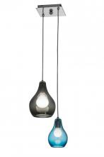 Meyda Green 171806 - 15"W Anjou 2 LT Cascading Pendant