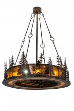 Meyda Green 175012 - 48"W Tall Pines Chandel-Air