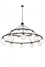 Meyda Green 182292 - 96"W Bola Tavern 20 LT Two Tier Chandelier