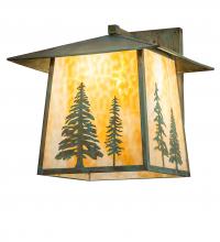 Meyda Green 247827 - 18" Wide Stillwater Tall Pines Wall Sconce