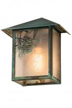 Meyda Green 41248 - 9"W Seneca Winter Pine Wall Sconce