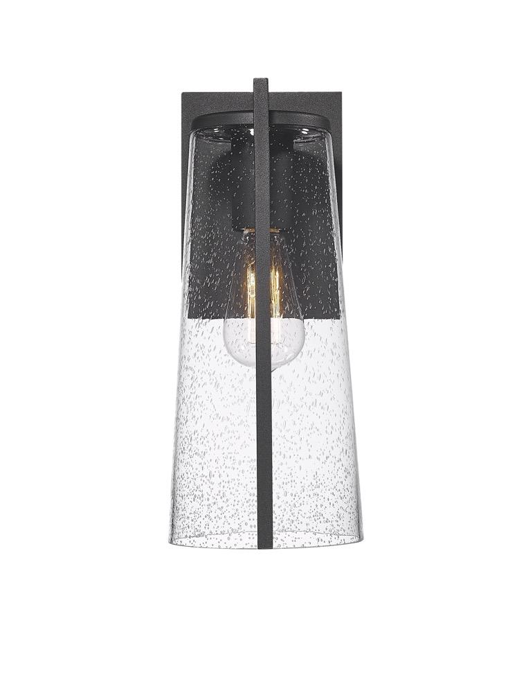 Portofino Collection Outdoor Wall Sconce, Black