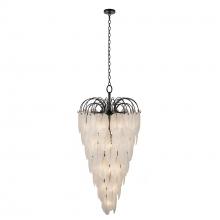 Artcraft AC11784BK - Alessia 23 Light Chandelier, Black