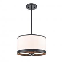 Artcraft AC12161BK - High Street 3 Light Pendant, Black