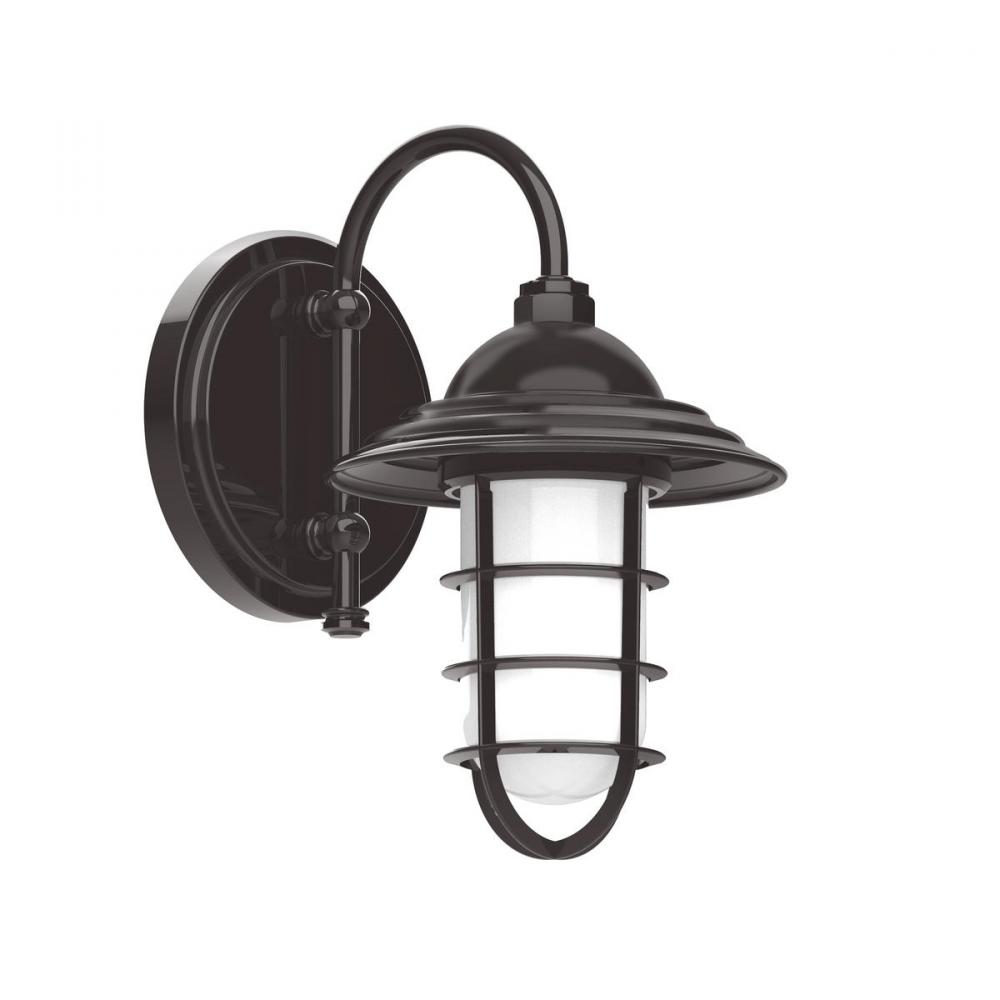 8" Vaportite, wall light, Architectural Bronze