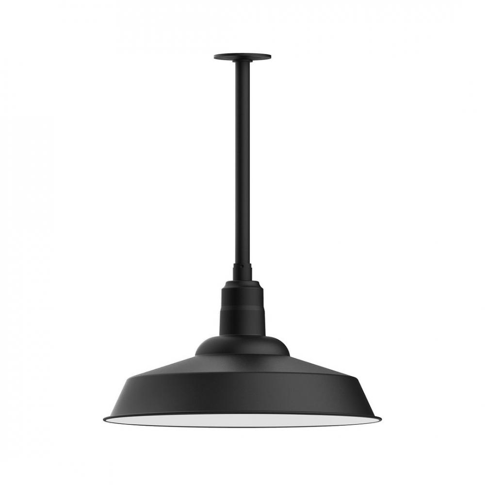 Warehouse 20" LED Pendant, stem mount