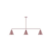 Montclair Light Works MSN420-20 - 3-Light Axis Linear Pendant (8" J-Series pack) (8" J-Series pack)