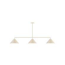 Montclair Light Works MSN422-16 - 3-Light Axis Linear Pendant (12" Axis pack) (12" Axis pack)