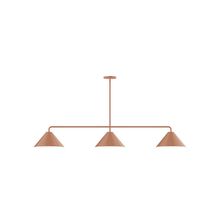 Montclair Light Works MSN422-19 - 3-Light Axis Linear Pendant (12" Axis pack) (12" Axis pack)