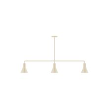 Montclair Light Works MSN436-16 - 3-Light Axis Linear Pendant (8" J-Series pack) (8" J-Series pack)