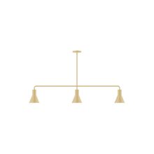 Montclair Light Works MSN436-17 - 3-Light Axis Linear Pendant (8" J-Series pack) (8" J-Series pack)