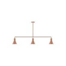 Montclair Light Works MSN436-19 - 3-Light Axis Linear Pendant (8" J-Series pack) (8" J-Series pack)