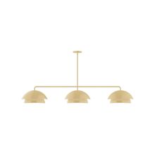 Montclair Light Works MSNX445-17 - 3-Light Axis Linear Pendant (10" Nest pack)