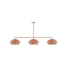 Montclair Light Works MSNX445-19 - 3-Light Axis Linear Pendant (10" Nest pack)