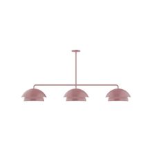 Montclair Light Works MSNX445-20 - 3-Light Axis Linear Pendant (10" Nest pack)