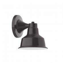 Montclair Light Works SCA180-51 - 8" Warehouse shade, wall mount sconce, Architectural Bronze