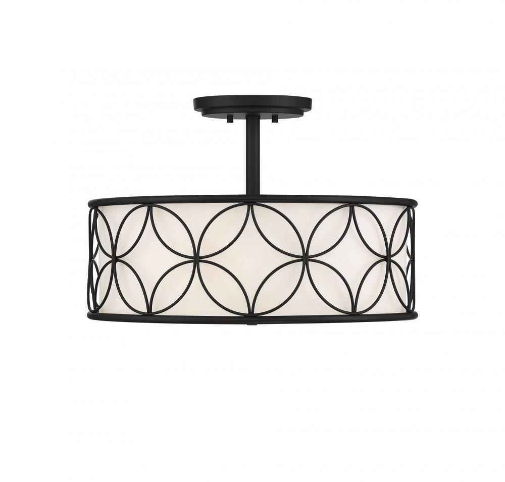 Reid 4-Light Ceiling Light in Matte Black