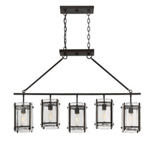 Savoy House 1-3043-5-13 - Glenwood 5-Light Linear Chandelier in English Bronze