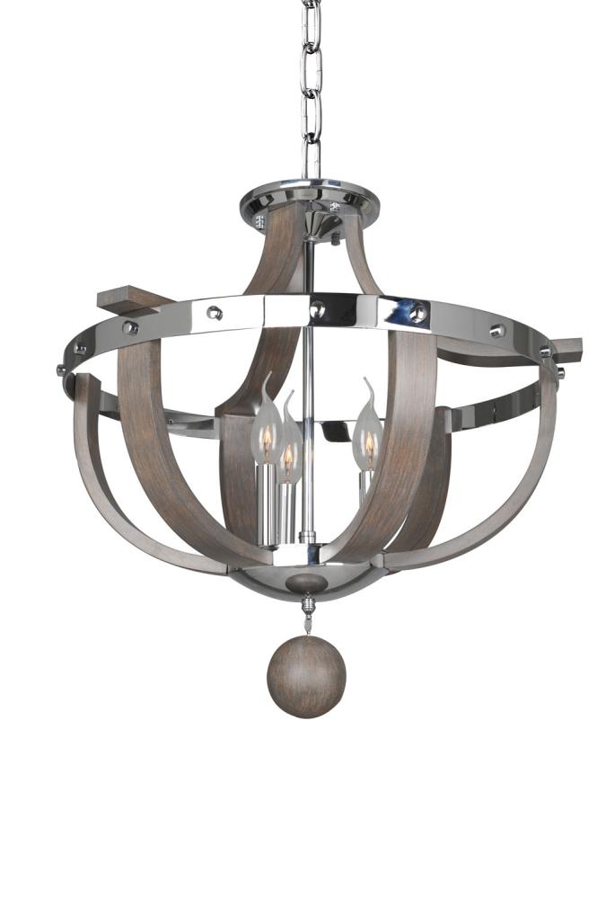 Sharlow 3 Light Semi Flush Mount