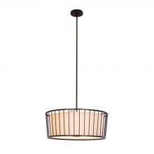 Kalco 507052BZ - Pacifica 24 Inch Convertible Pendant - Semi Flush