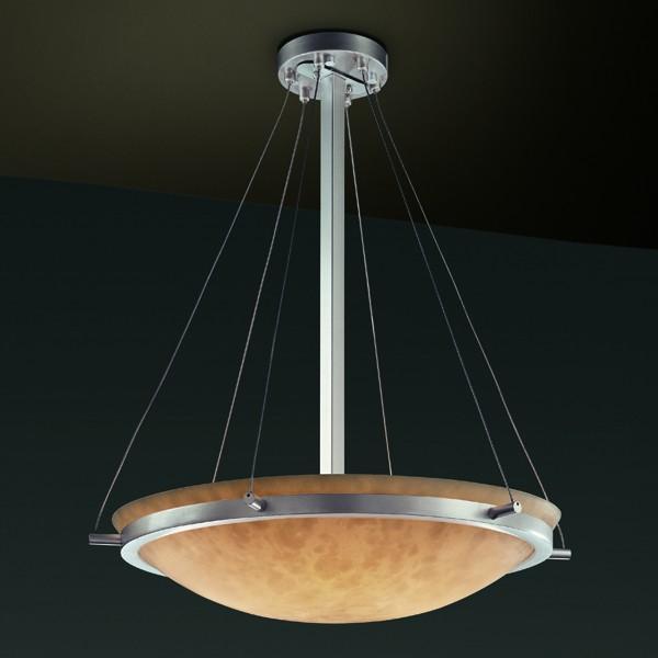 24" LED Pendant Bowl w/ Ring