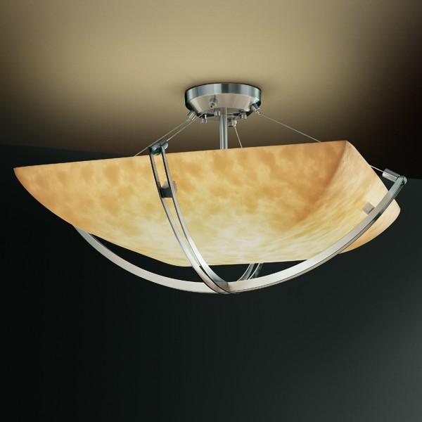 48" Semi-Flush Bowl w/ Crossbar