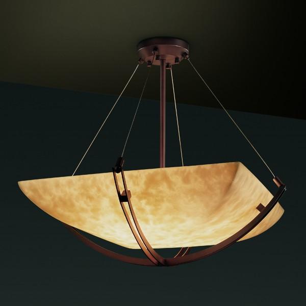 48" Pendant Bowl w/ Crossbar