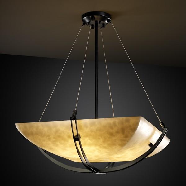 48" Pendant Bowl w/ Crossbar