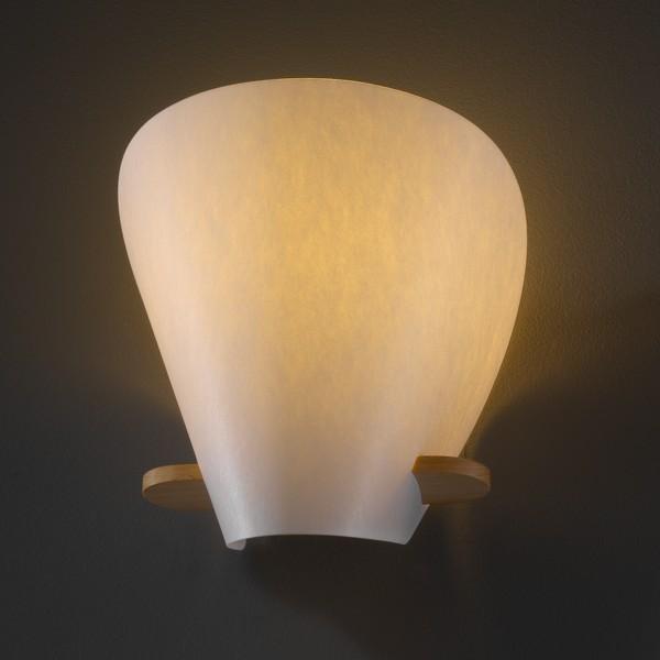 Iris Beech Wood Wall Sconce