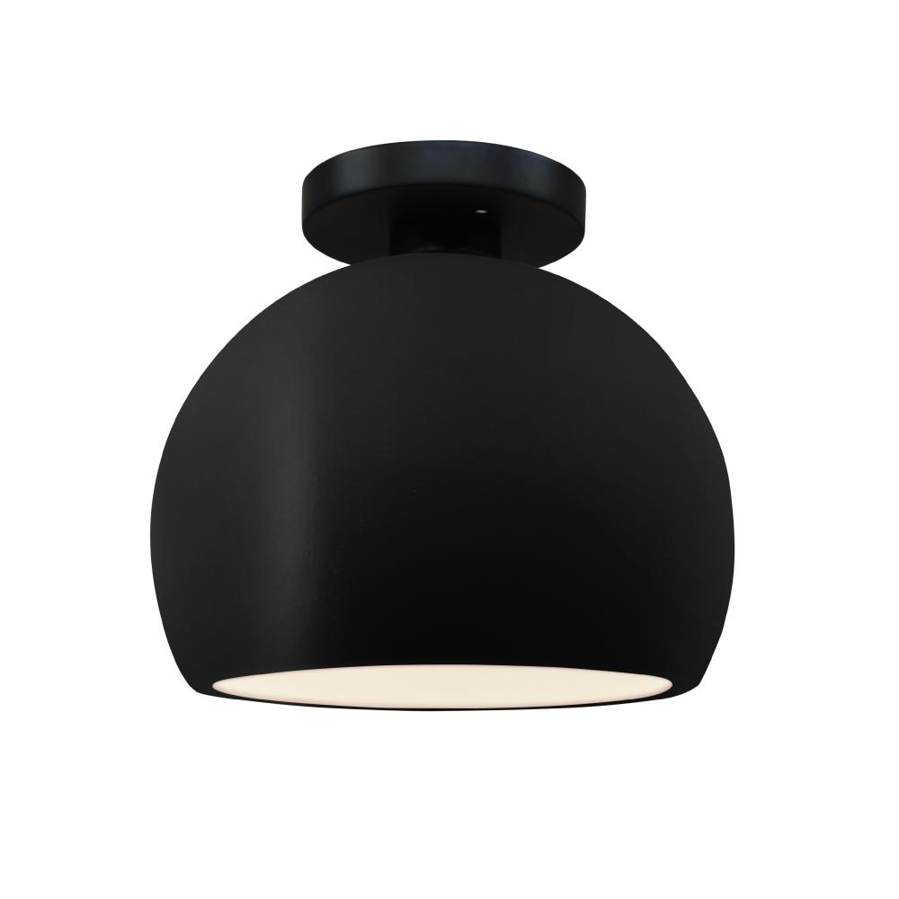 Small Globe LED Semi-Flush